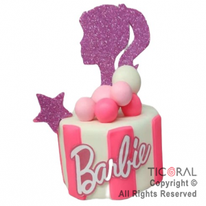 ADOR TORTA FALSA BARBIE DECORADA A. PORC FRIA x 1